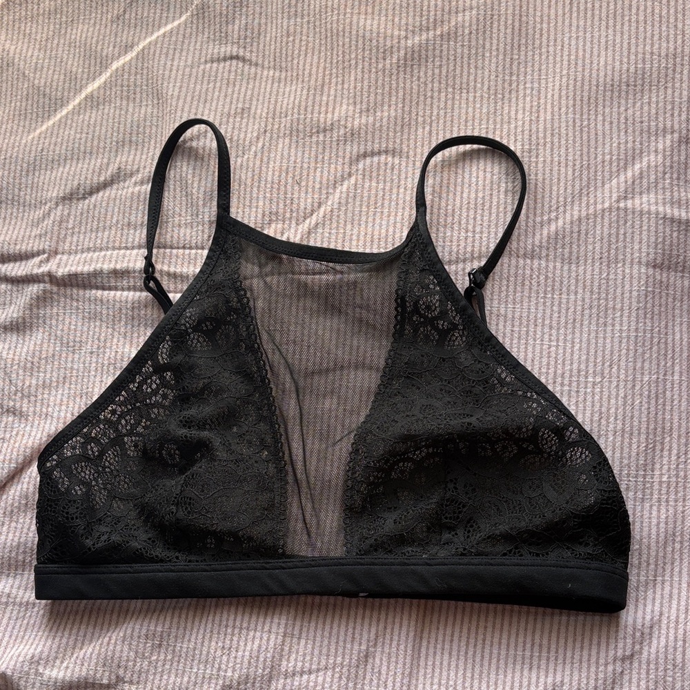 Elegant Black Lace Bralette